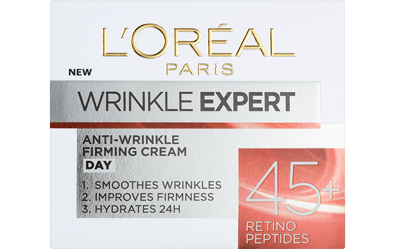 anti aging cream wrinkle expert 45 front pack